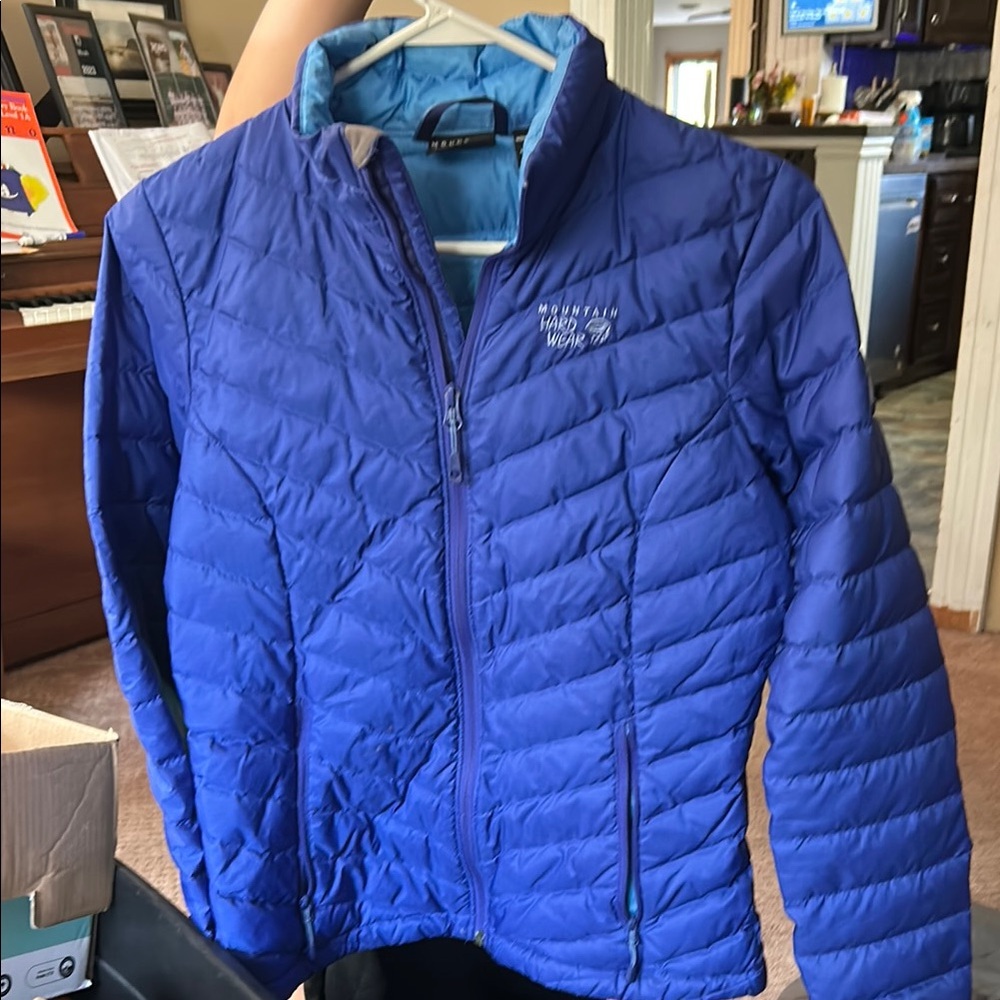 Mountain Hardwear ghost whisperer Women's Vibrant Blue Puffer Jacket